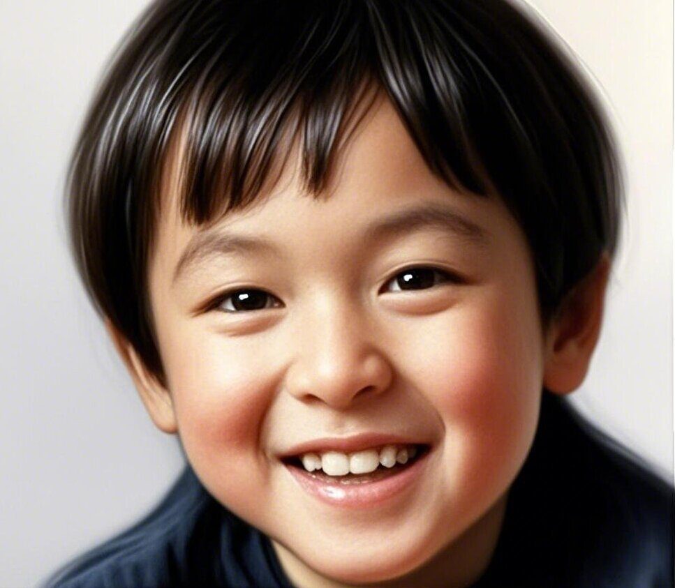 超可愛いと話題の幼少期の姿