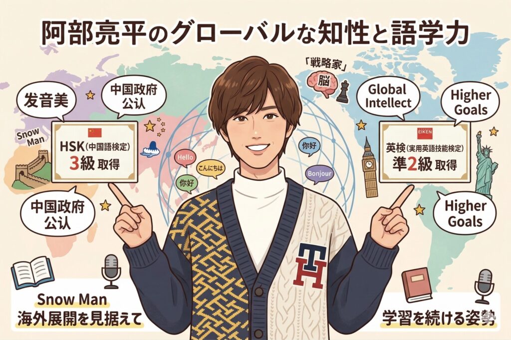 英語や中国語も堪能なグローバルな知性と語学力